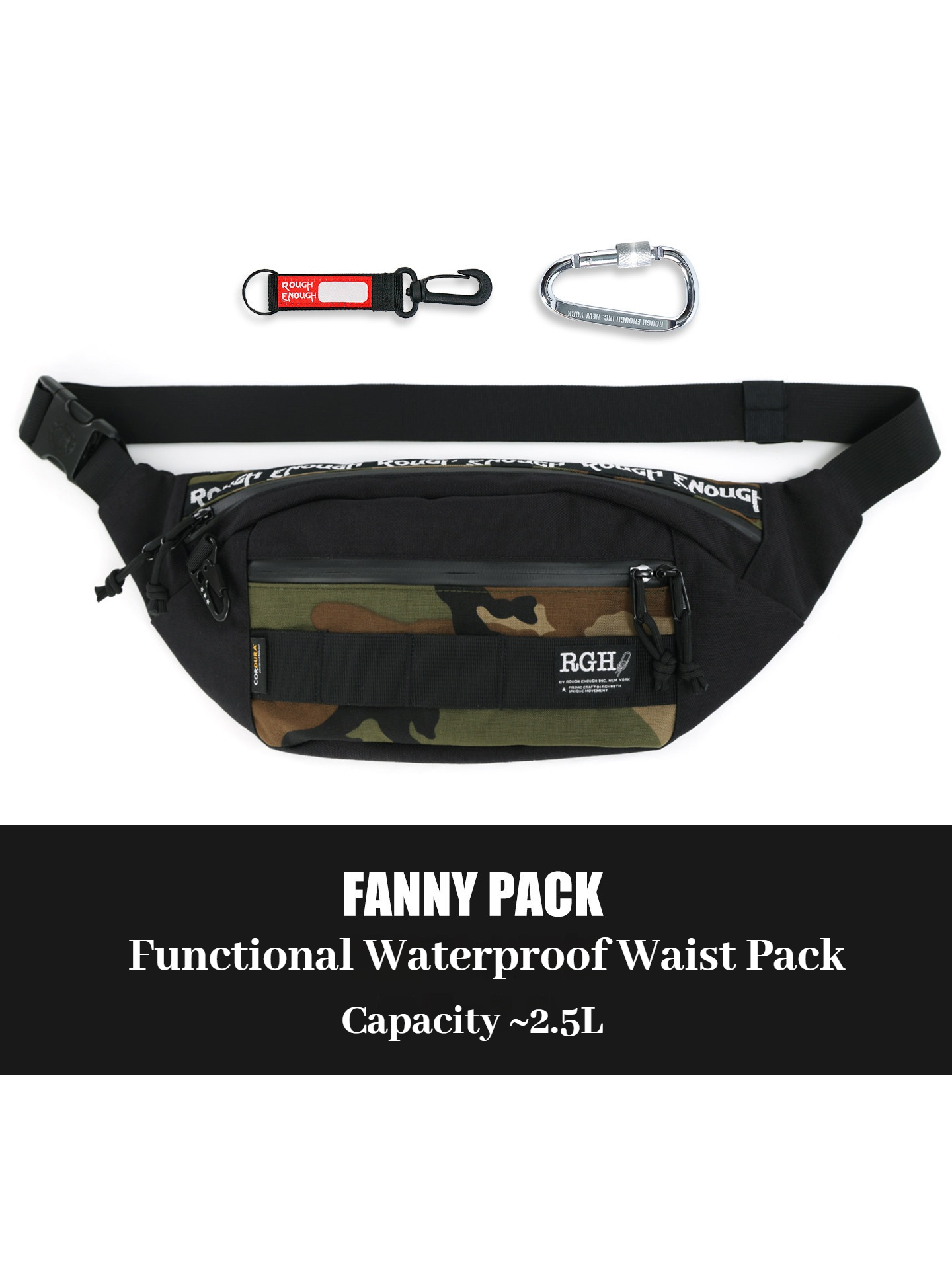 Fishing Backpack - RGH 카모 전술 기능성 허리 가방