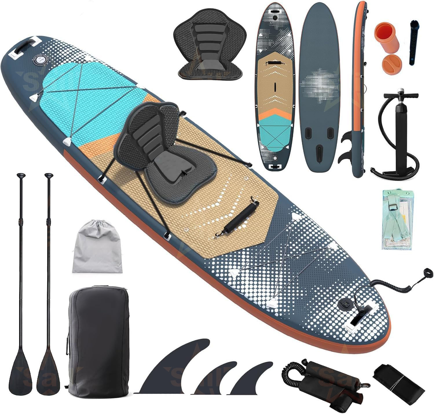 Fishing Backpack - 다목적 풍선형 스탠드업 패들보드 SUP 풀세트