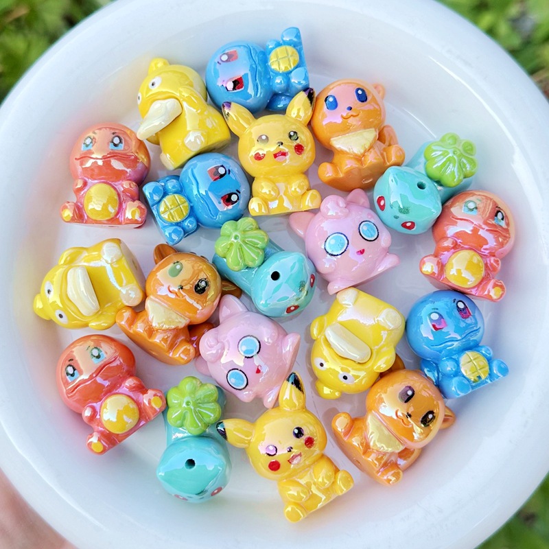 Penn Reel Fierce - 10PCS 포켓몬 Charmander Pikachu Squirtle PVC