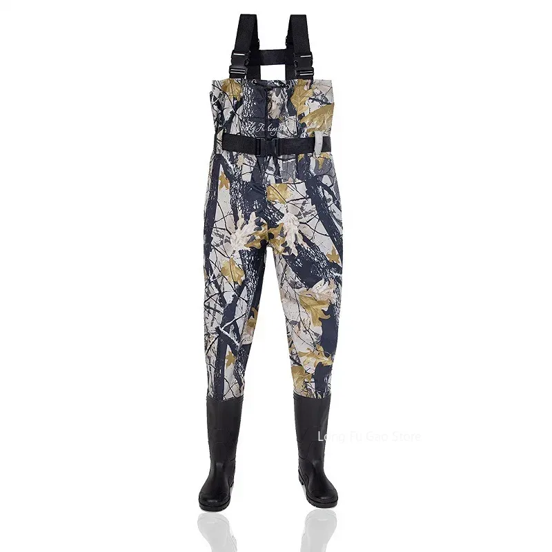 낚시 Waders 바지 부츠와 작업복 기어 세트 정장  - Fishing Pants Waterproof 리뷰 및 가격