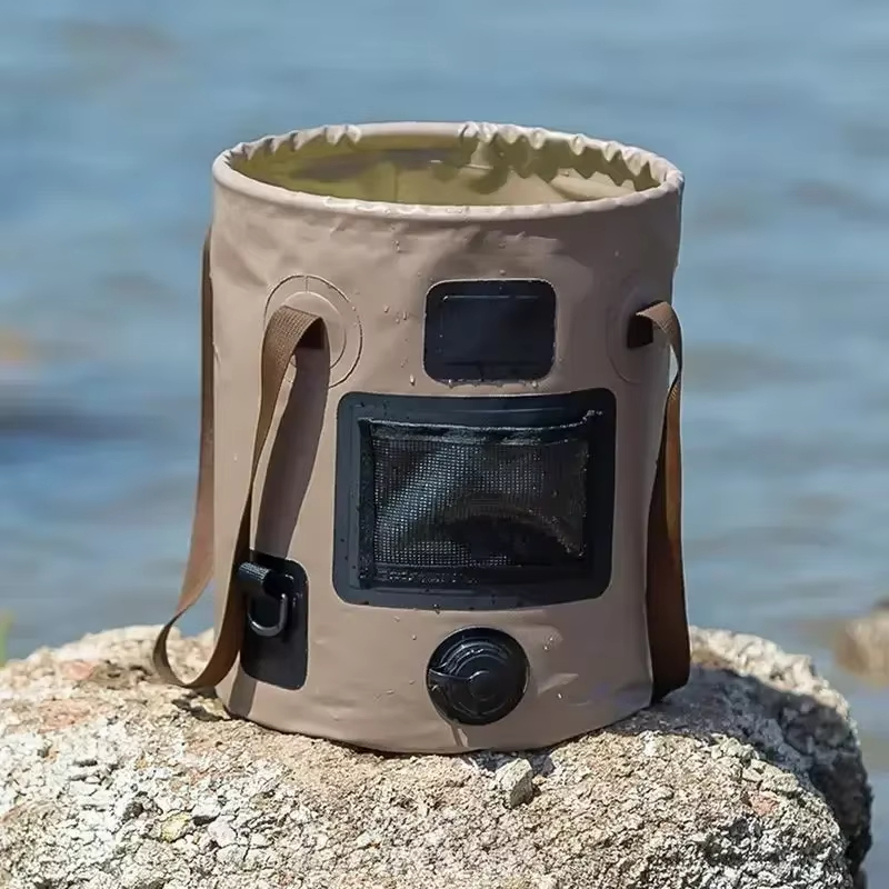 25L 휴대용 접이식 버킷 야외 여행용 물 저장 가방  - Fishing Bag Waterproof 리뷰 및 가격