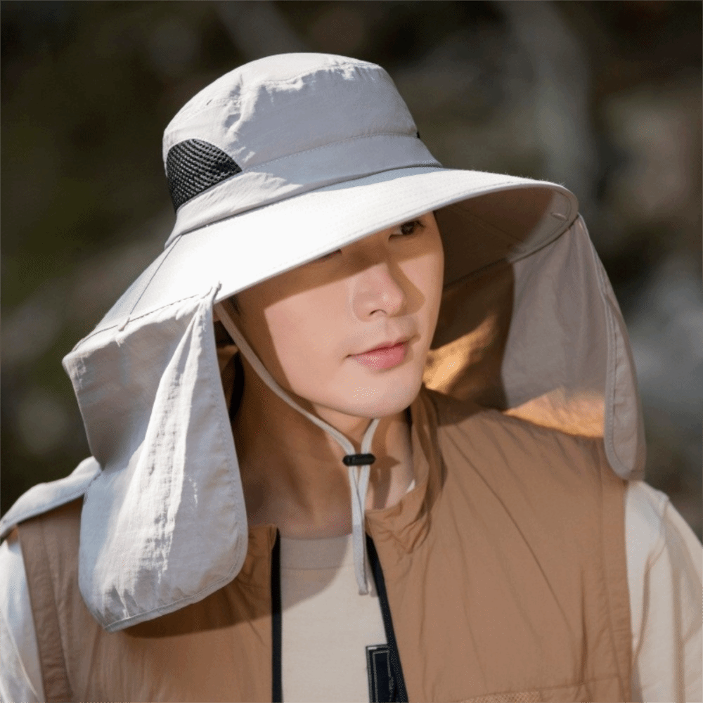 패션 의류 남성용 햇빛 가리개 모자 큰 챙 탈부착 가능 - Fishing Hat 리뷰 및 가격