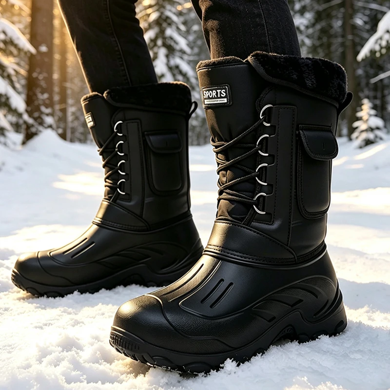 남성 겨울 스노우 부츠 야외 낚시 신발 스노우 트레킹  - Fishing Boots 리뷰 및 가격