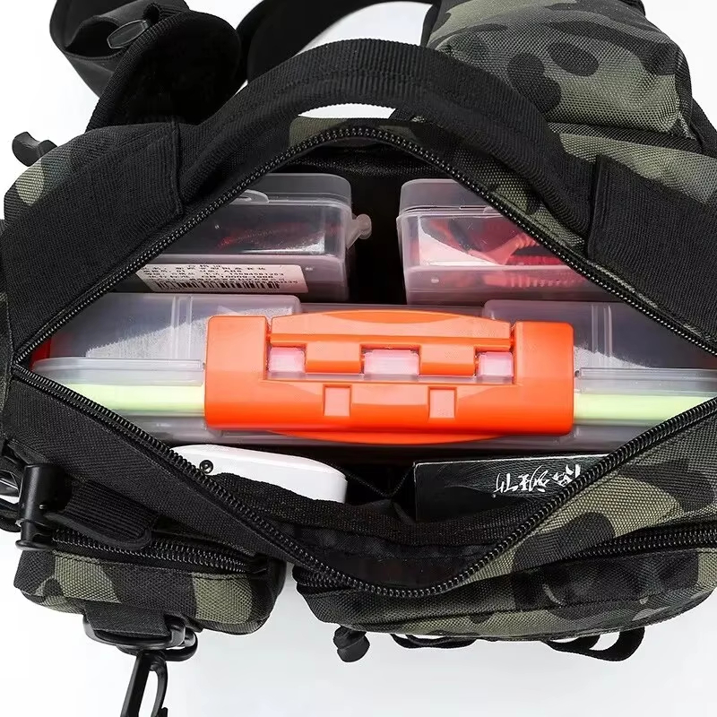 야외 전술 캠핑 등산 허리 슬링백 크로스바디 낚시 용품 - Fishing Backpack 리뷰 및 가격